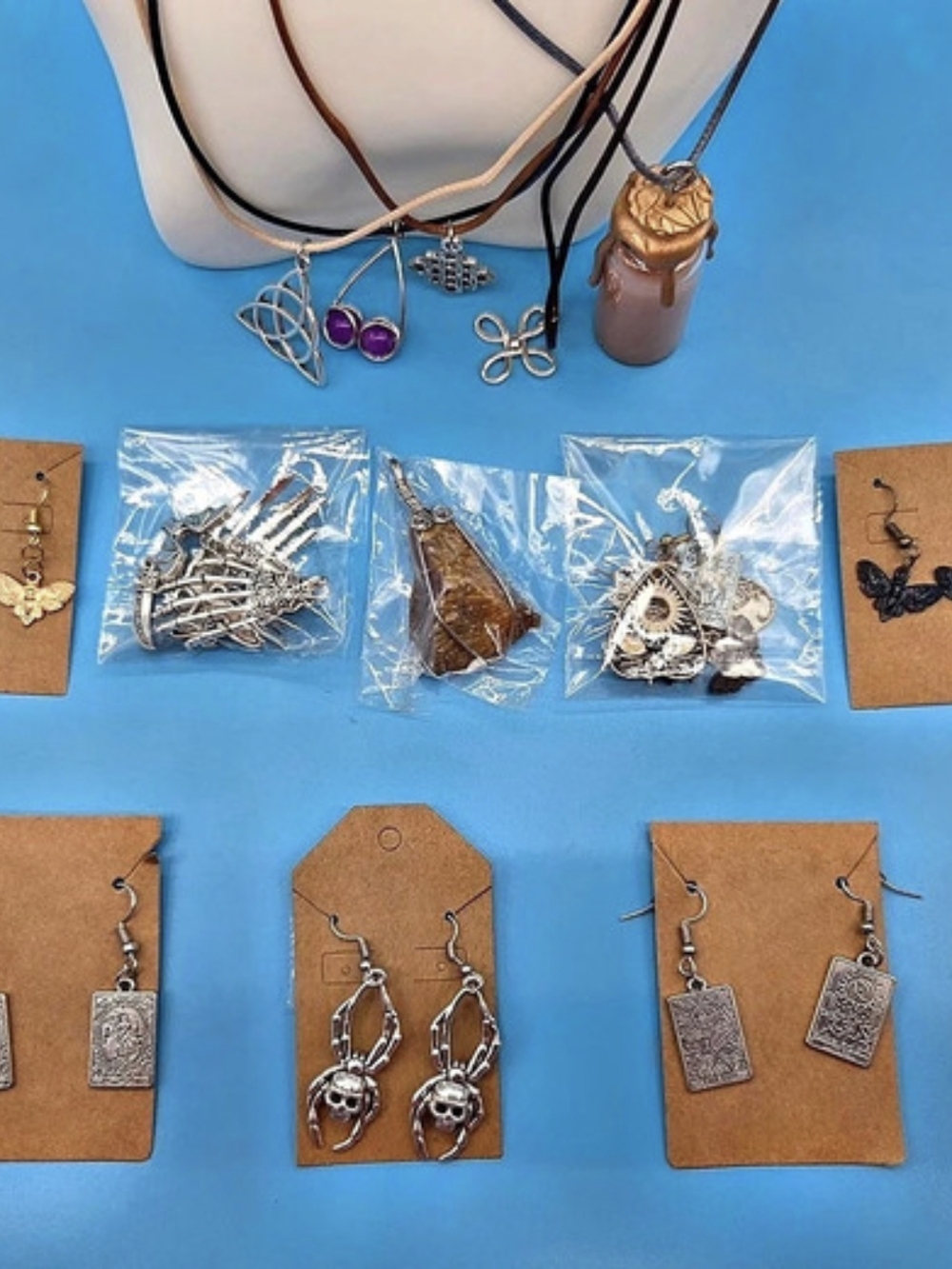 Jewelry Lot 1 Silver & Brown New